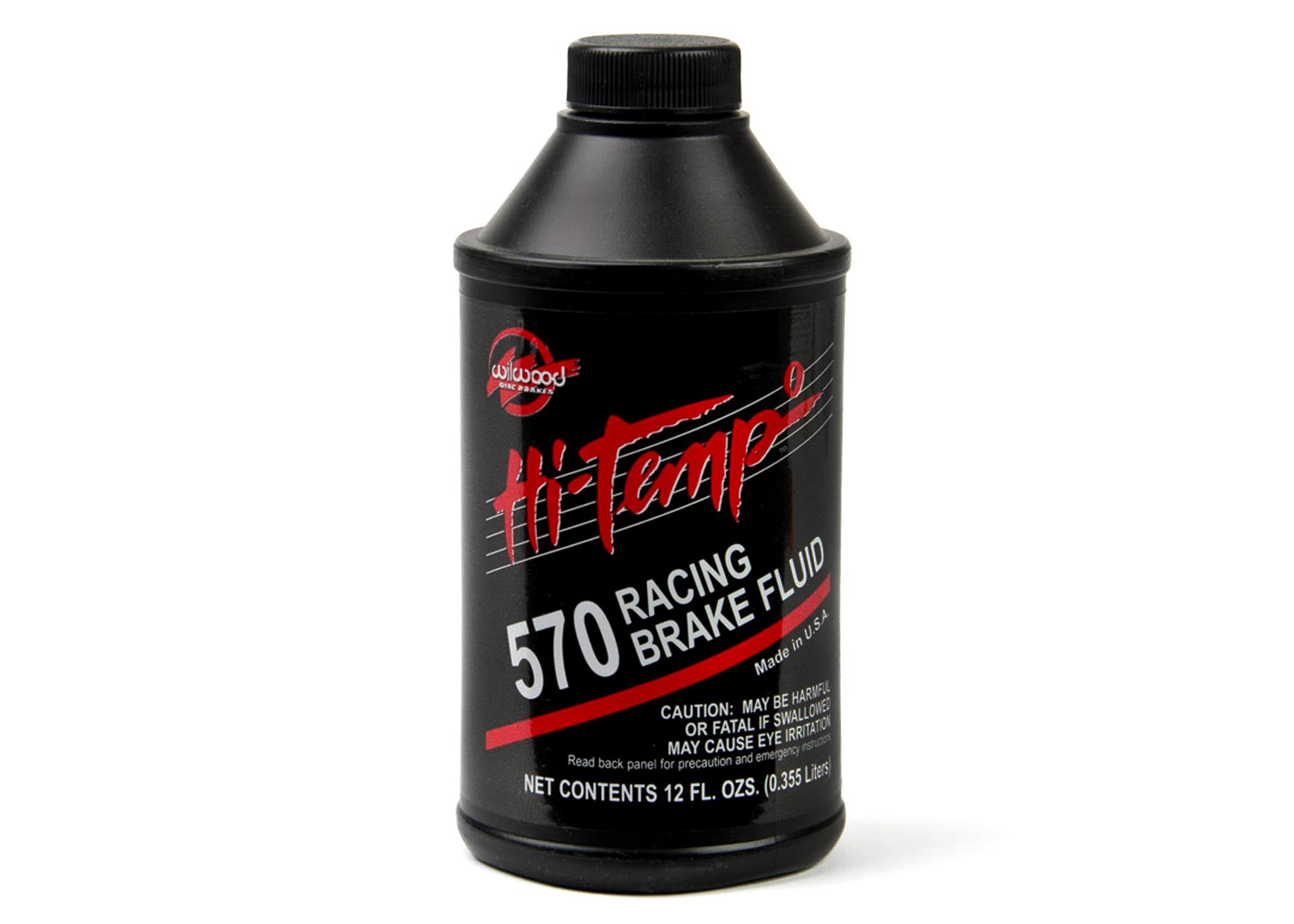 Wilwood HiTemp° 570 Brake Fluid Dot 3, 12 Oz.