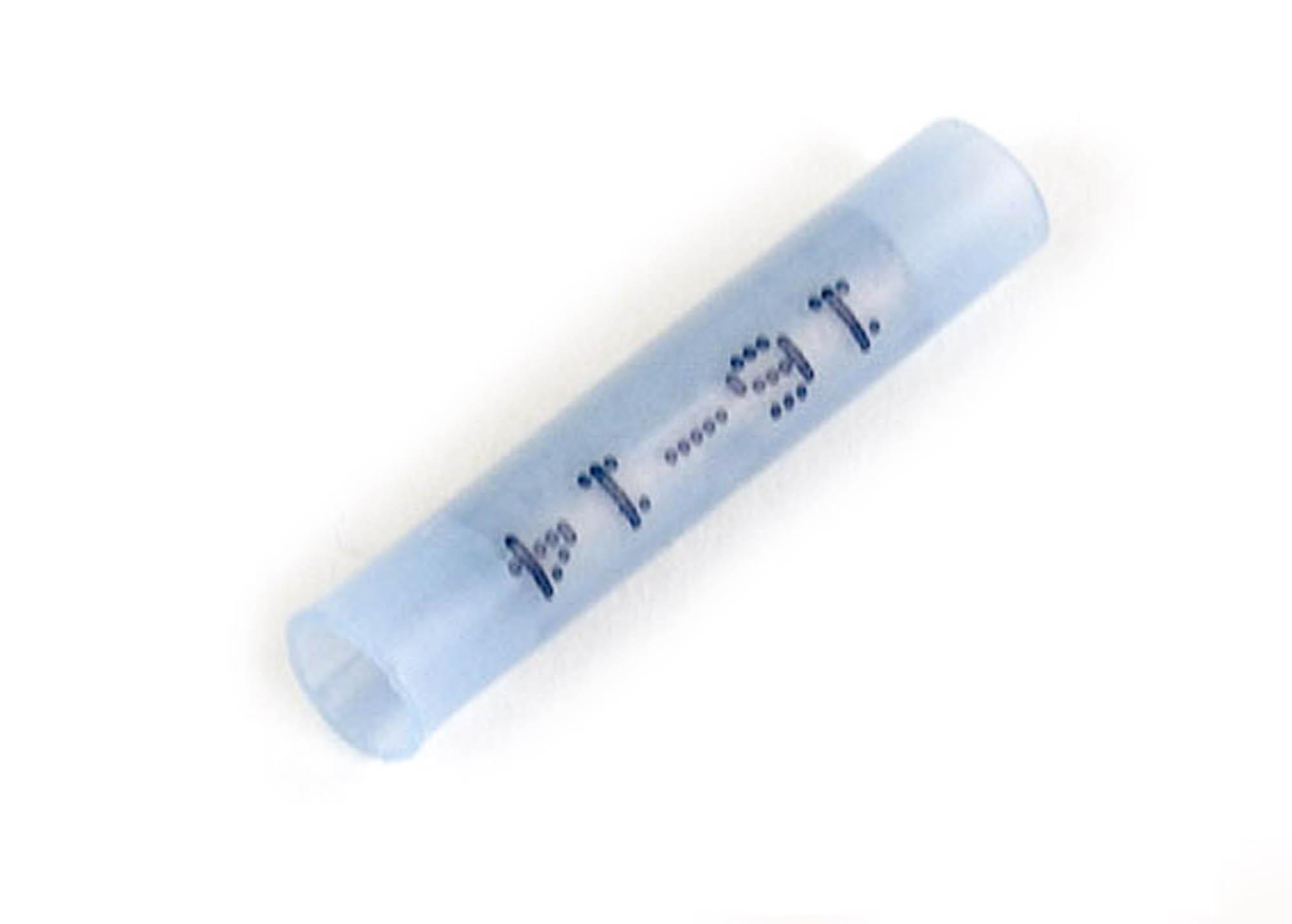 thumbnail image 2 of Hillsdale 100-Pack Non-Insulated Butt Splice Connectors – 16-14 Gauge, Tinned Copper 2 of 3