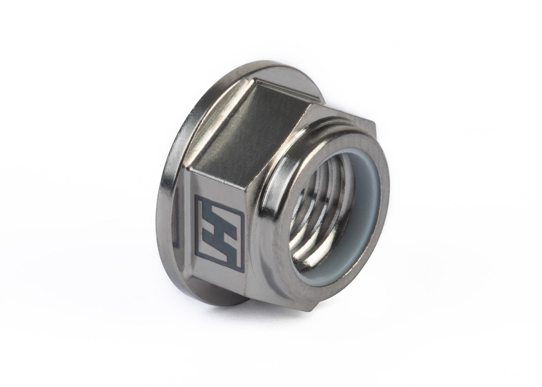 【ゆっけ】 7/16-20 Nylock Titanium Flanged Nut
